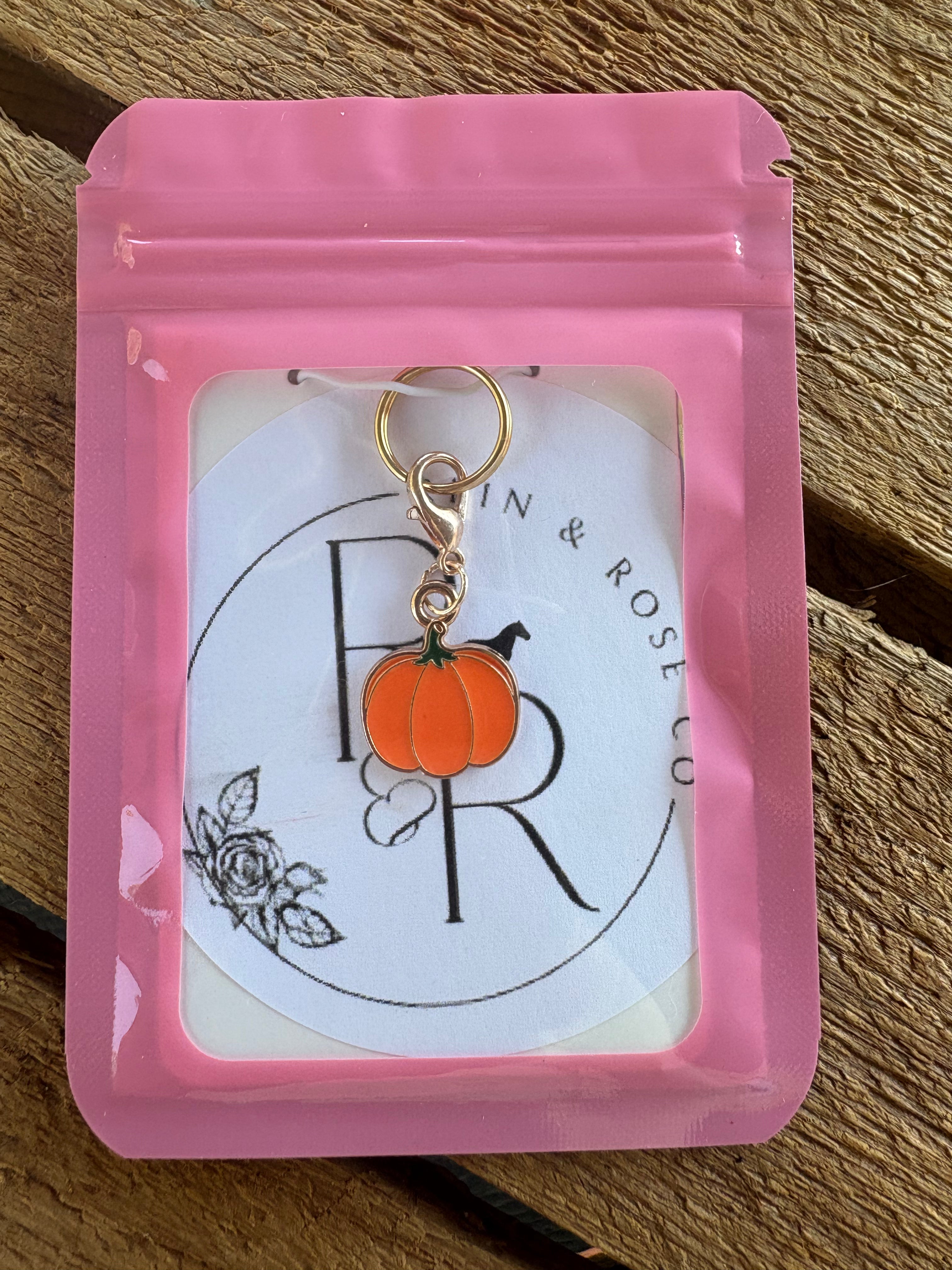 R&R Charm - Pumkpin: Red, Orange, Brown & Yellow