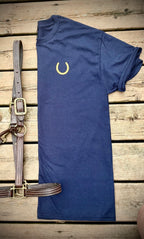 Connection Collection - Equestrian Navy & Gold Tee