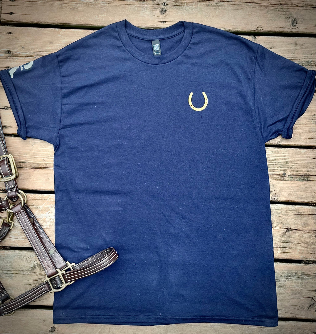 Connection Collection - Equestrian Navy & Gold Tee