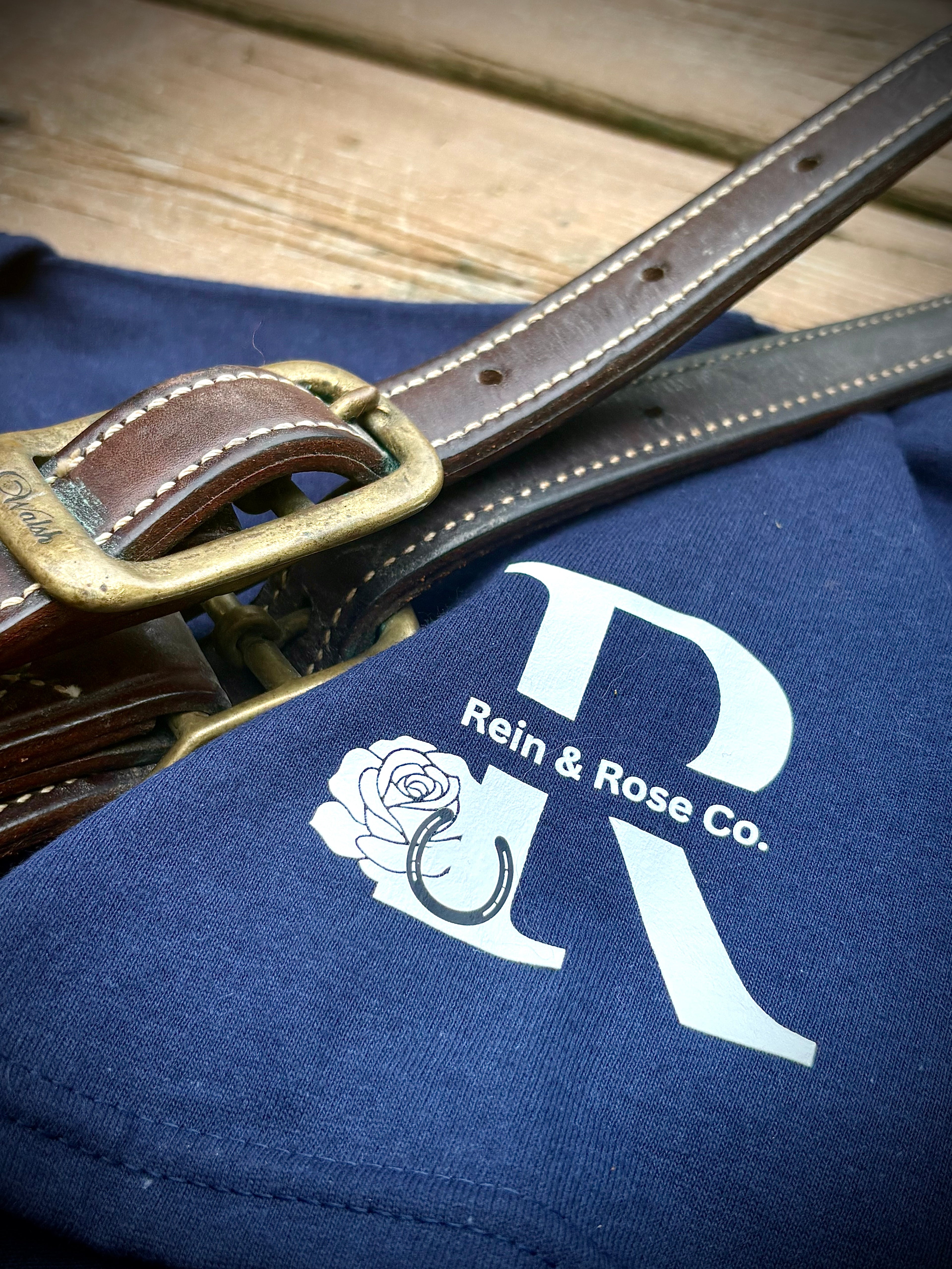 Connection Collection - Equestrian Navy & Gold Tee