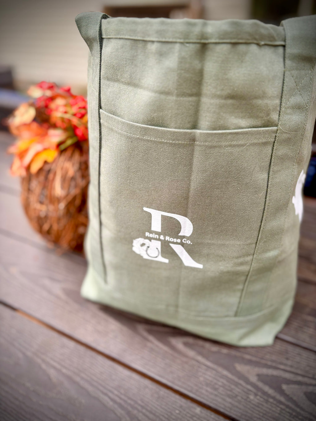 Believe Tote - Sage Green