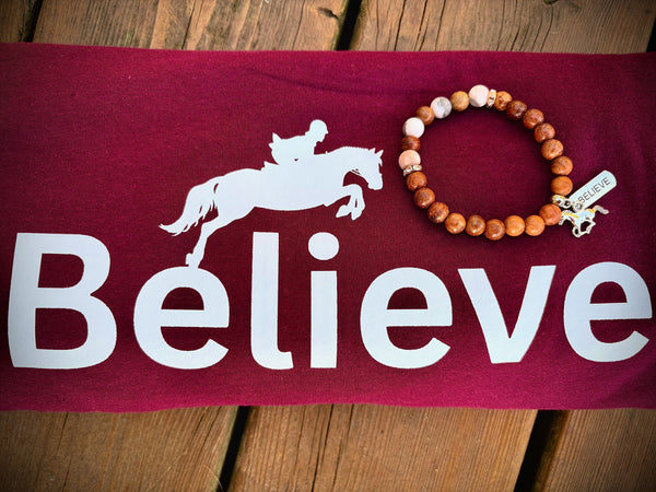 Believe Tee & Bracelet Set