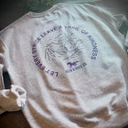 Connection Collection - Let Every Stride Leave a Trail of Kindness Equestrian Crew Neck