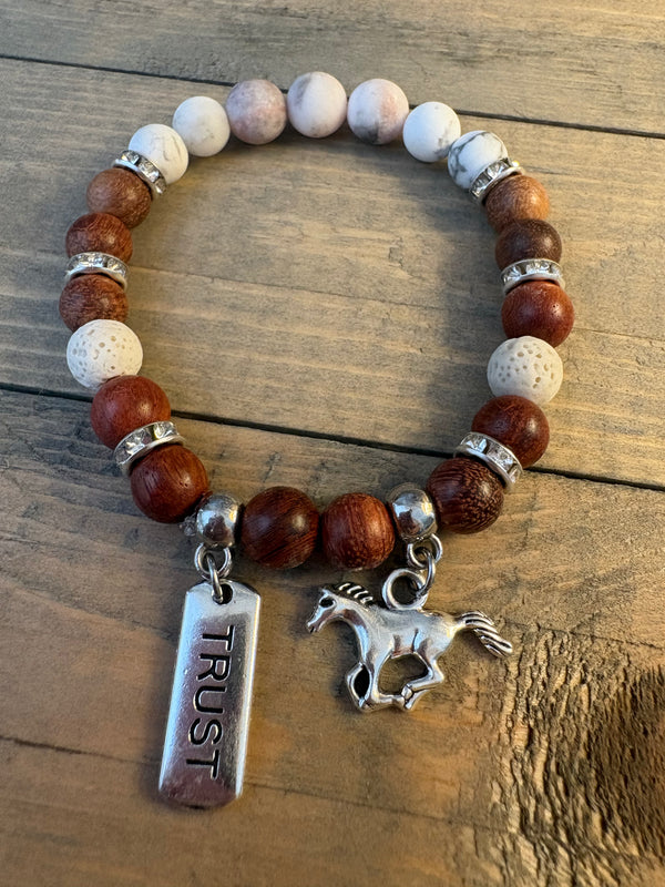 Kindness Collection - Equestrian Bracelet - Horse & Trust