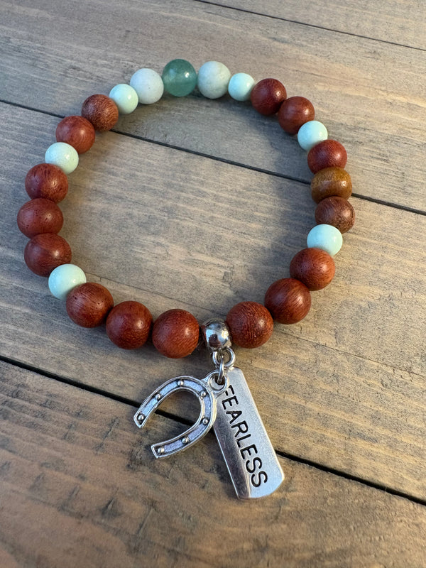 Kindness Collection - Equestrian Bracelet - Fearless & Horseshoe