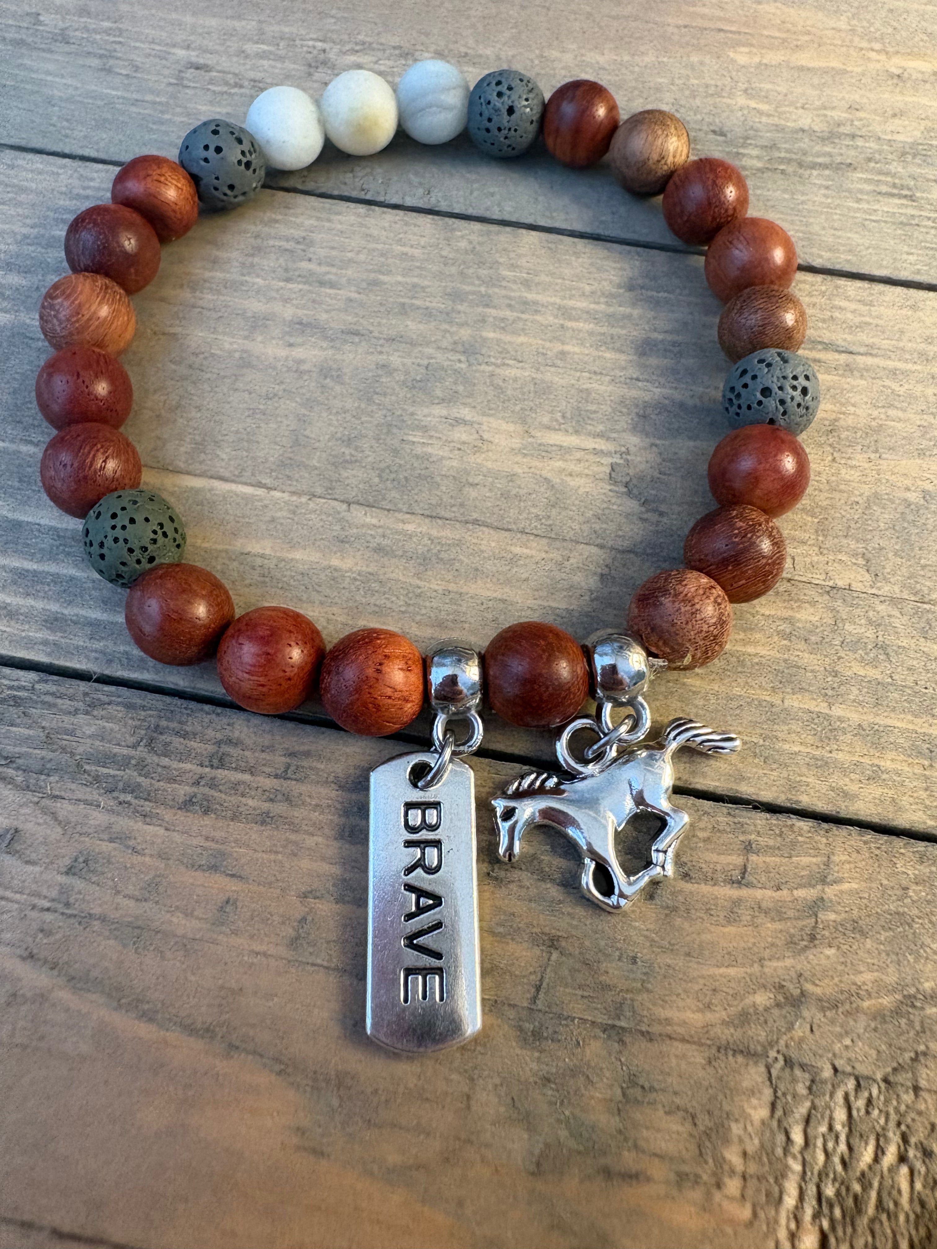 Kindness Collection - Equestrian Bracelet - Brave & Horse