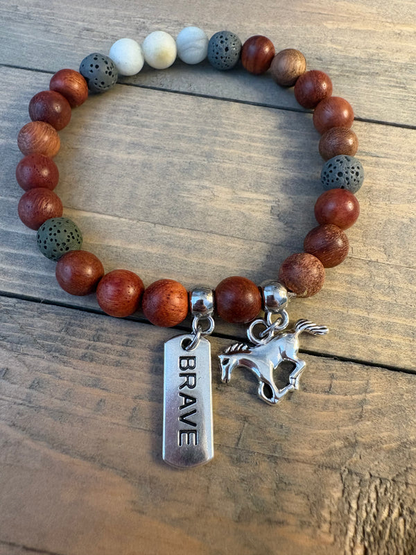 Kindness Collection - Equestrian Bracelet - Brave & Horse
